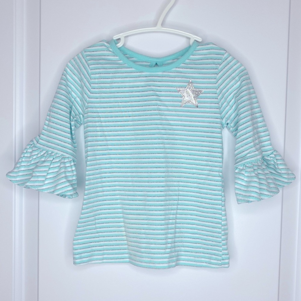 Frilly sleeve top